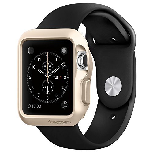 Apple Watch ケース, Spigen® [エアクッションテクノロジー] スリム・アーマー アップル ウォッチ (42mm) 【国内正規品】(2015) (ゴールド【SGP11506】)