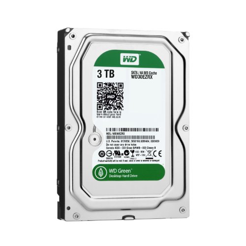 WD 内蔵HDD Green 3TB 3.5inch SATA3.0（SATA 6 Gb/s） 64MB Inteilipower 2年保証 WD30EZRX-1TBP