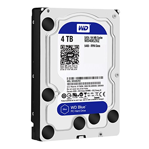 【Amazon.co.jp限定】WD HDD 内蔵ハードディスク 3.5インチ 4TB Blue WD40EZRZ/AFP / 5,400rpm / SATA3.0 / 2年6ヶ月保証