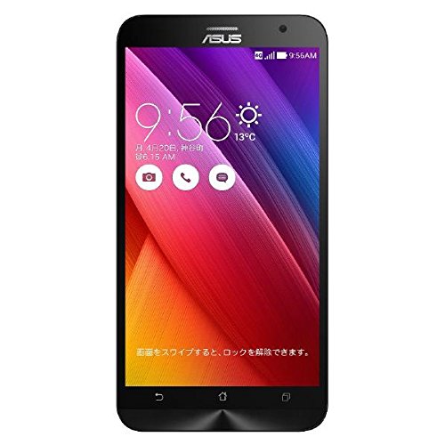 【国内正規品】ASUSTek ZenFone2 ( SIMフリー / Android5.0 / 5.5型ワイド / デュアルmicroSIM / LTE ) (ブラック, 4GB/64GB) ZE551ML-BK64S4