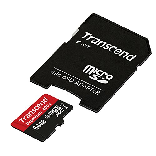 【Amazon.co.jp限定】Transcend microSDXCカード 64GB Class10 UHS-I対応 400× (無期限保証) TS64GUSDU1PE (FFP)