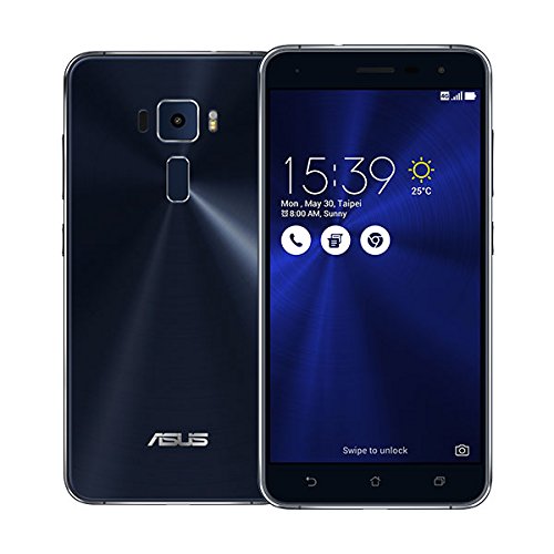 SIMフリー ASUS ZenFone 3 ZE520KL 3GB 32GB ブラック-Black 4G LTE (5.2inch/Full HD/Android 6.0/Qualcomm Snapdragon 625/2.0Ghz)ブラック 海外正規品 [並行輸入品]